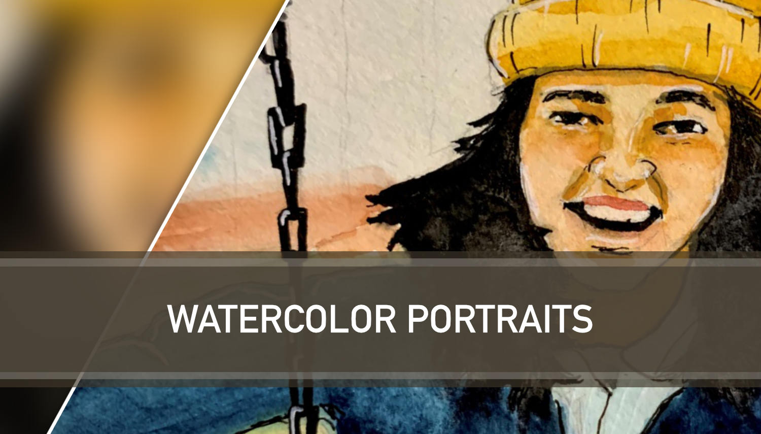 How to Paint Realistic Watercolor Portraits - Kevin Pichette